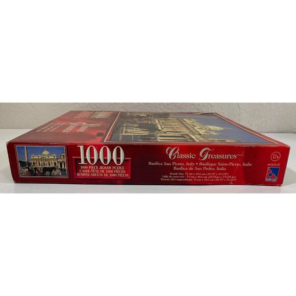 Basilica San Pietro, Italy 1000 Piece 28.75" x 19.125" Puzzle - NEW / SEALED - Picture 3 of 3